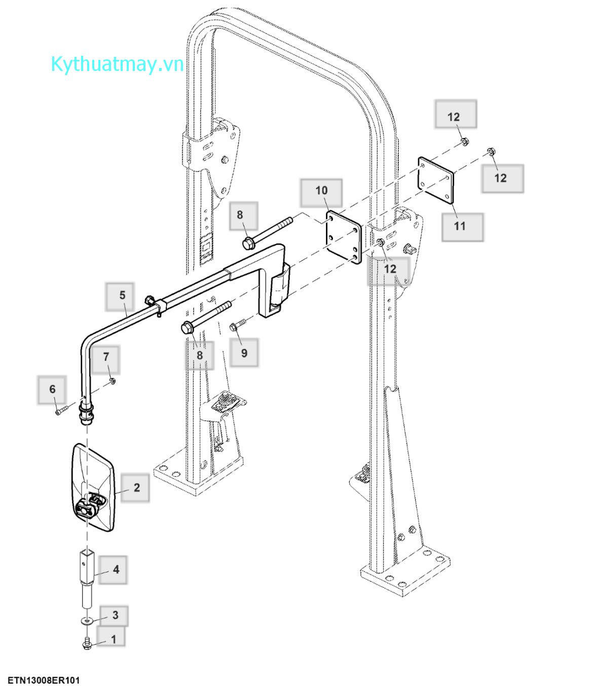 Gương chiếu hậu - RH - ST859095